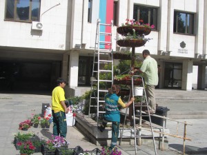 UKRASA705121 Ловеч с цветна украса предпразнично