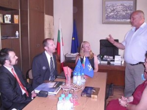 oblast1107121 Зам.-областният Данков посрещна културния аташе на САЩ Ричард Дамстра